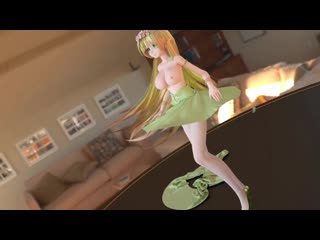 mmd elf visits house for a table strip [by ecchi iwara tvusers ]