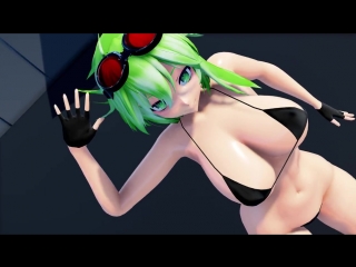 [mmd] straight up (gumi) [butt phys test]
